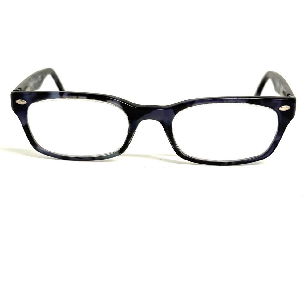 Ray-Ban‎ RB 5150 5946 Blue Marble Rectangular Eyeglasses Frames 50-19-135